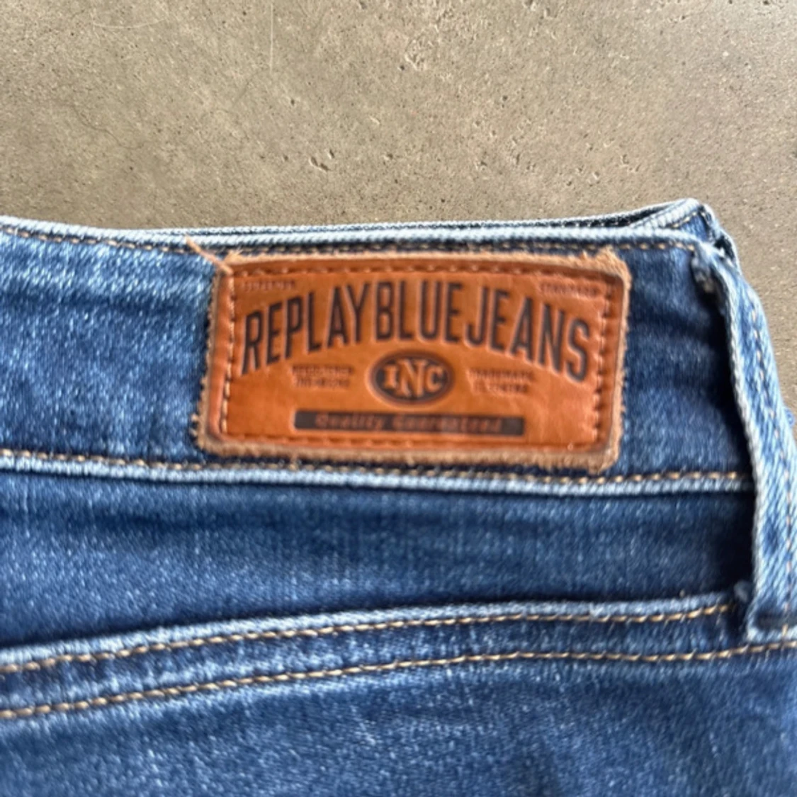 Blå Replay jeans skinny fit - 1