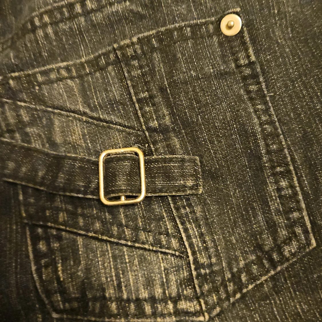 Svarta jeansshorts från NYNY, strl 38 - 4