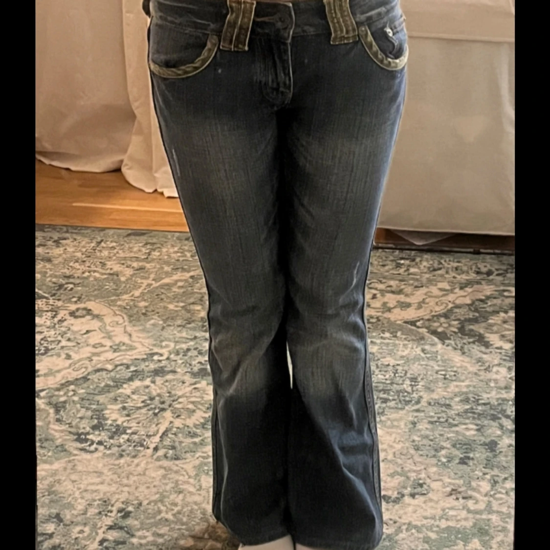 Blå bootcut jeans från Roxy