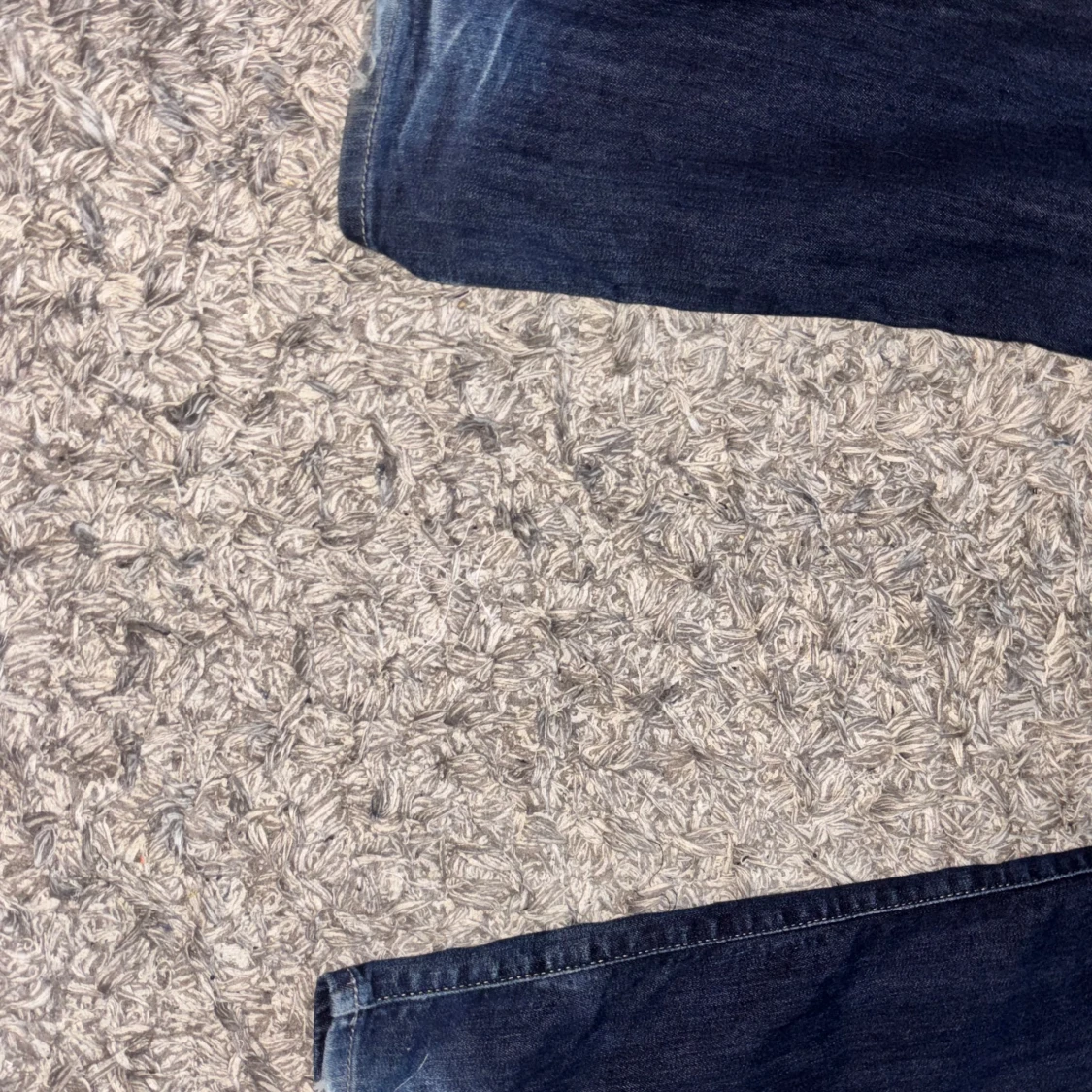 Mörkblå midwaist bootcut jeans - 2