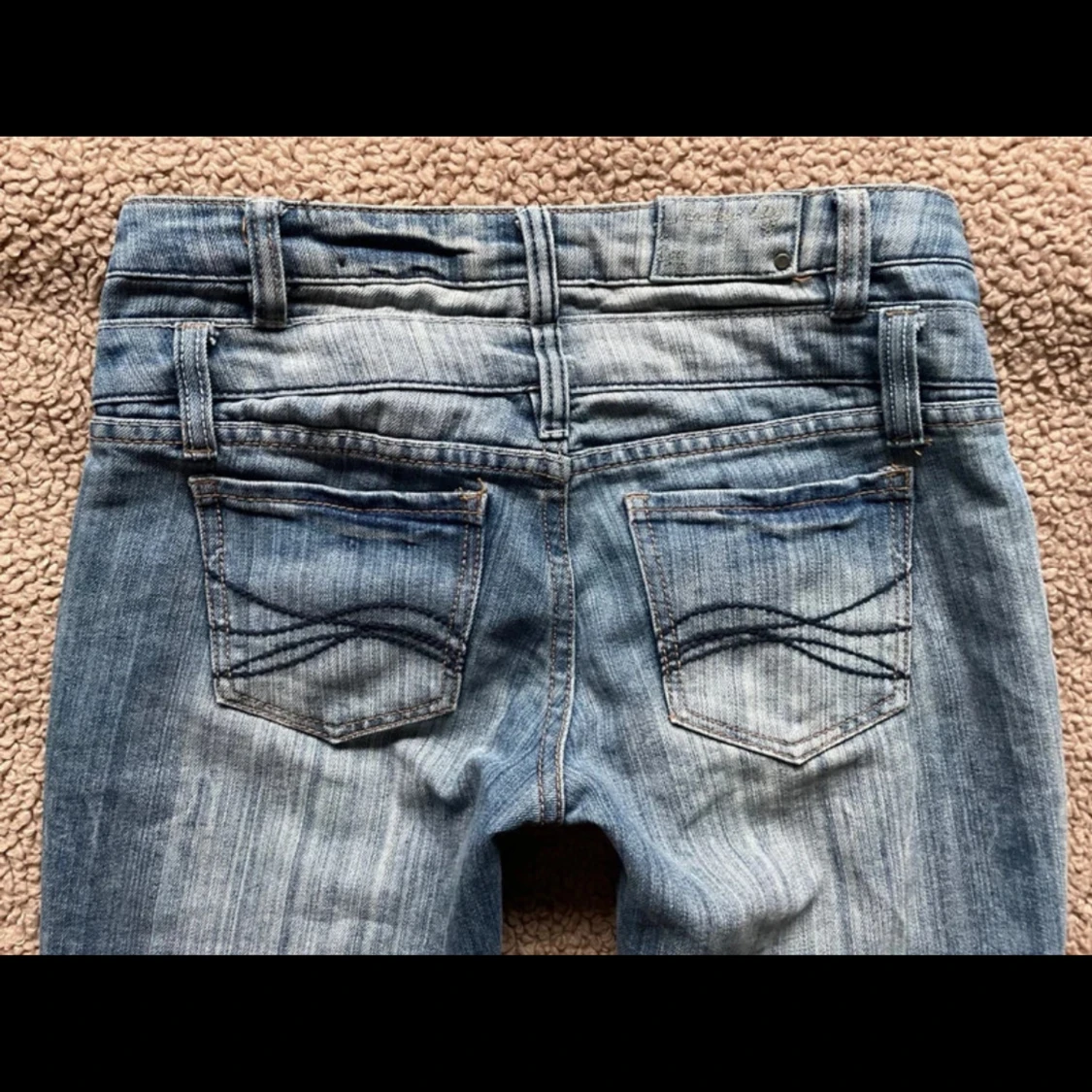 Lågmidjade bootcut jeans  - 4