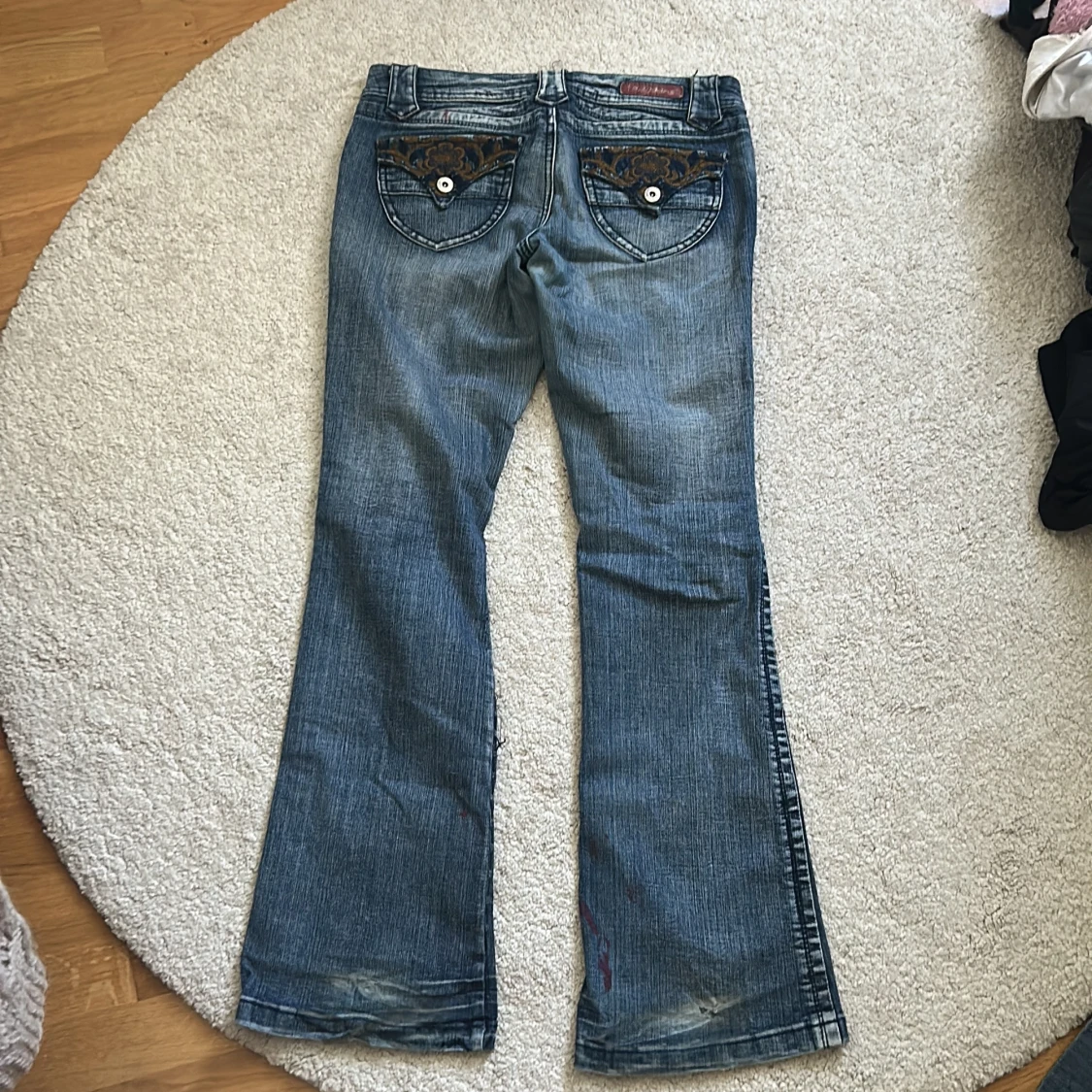 Blå bootcut jeans från Foxy Jeans - 1