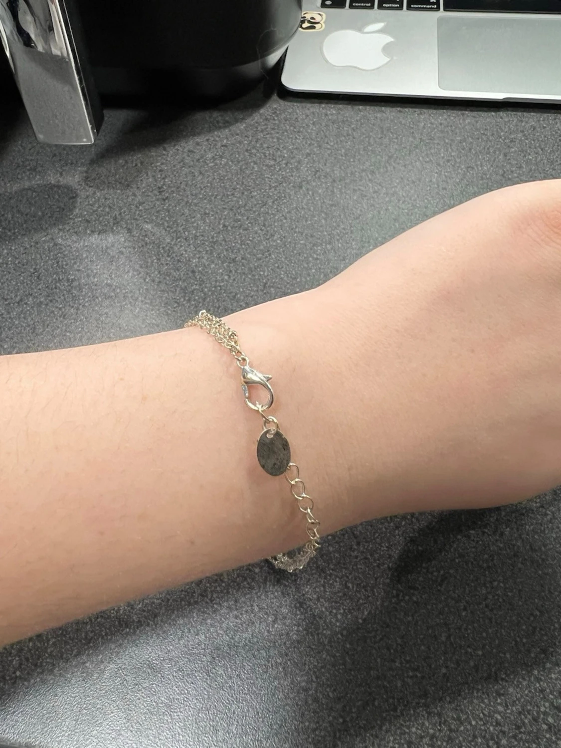 Silverfärgad armband från Claire's - 2