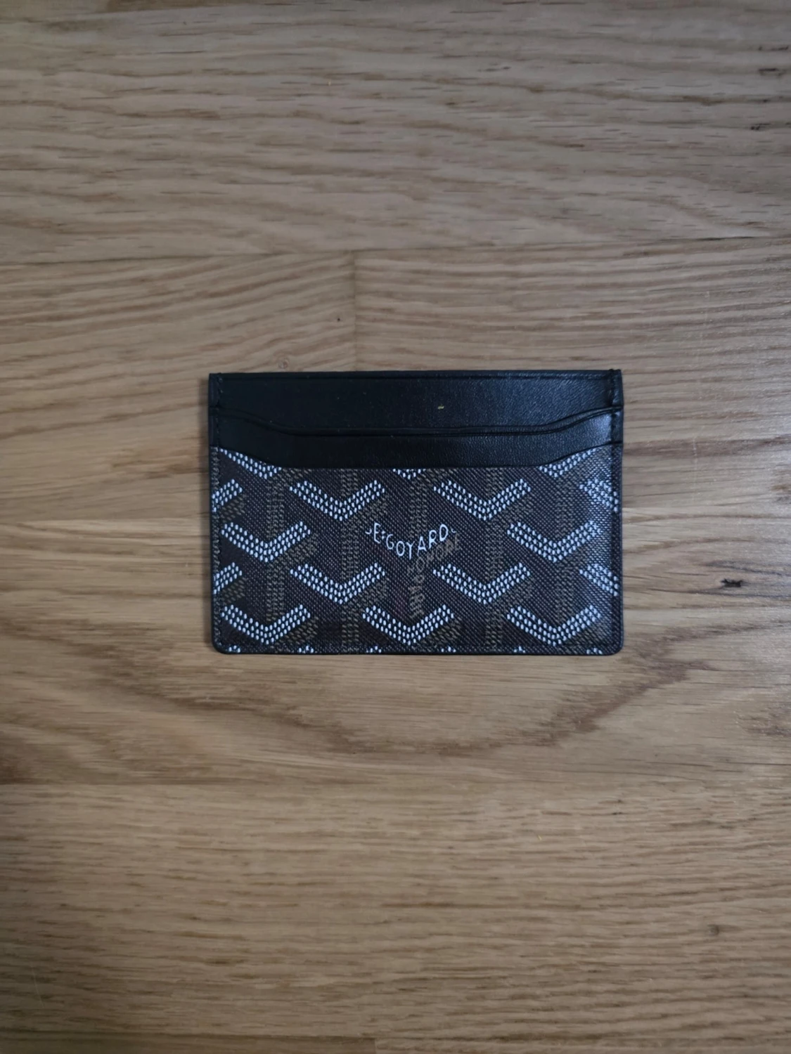 Svart Gy plånbok/kortbehållare - 1