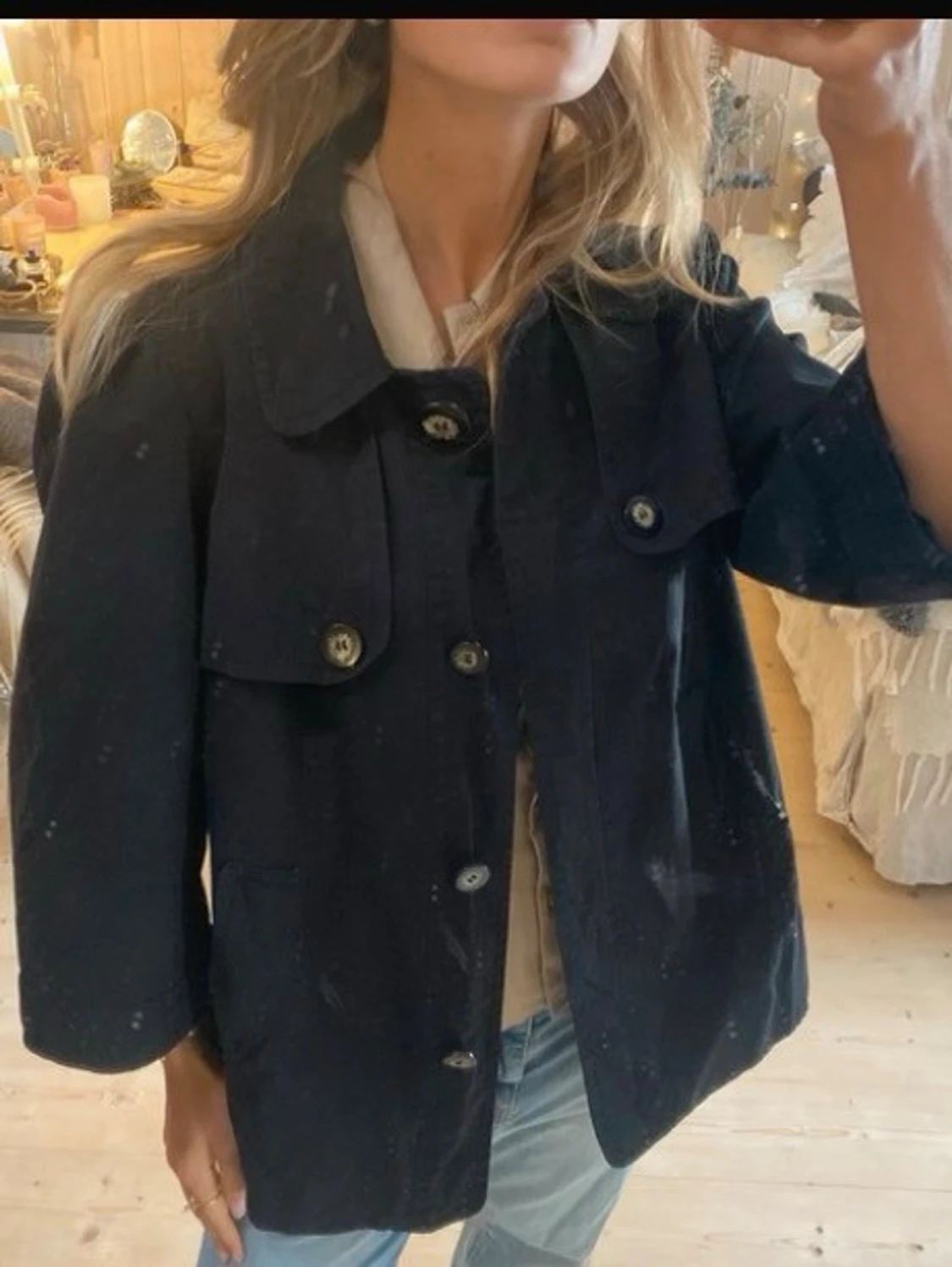 Trekvartsärmad kappa - 1