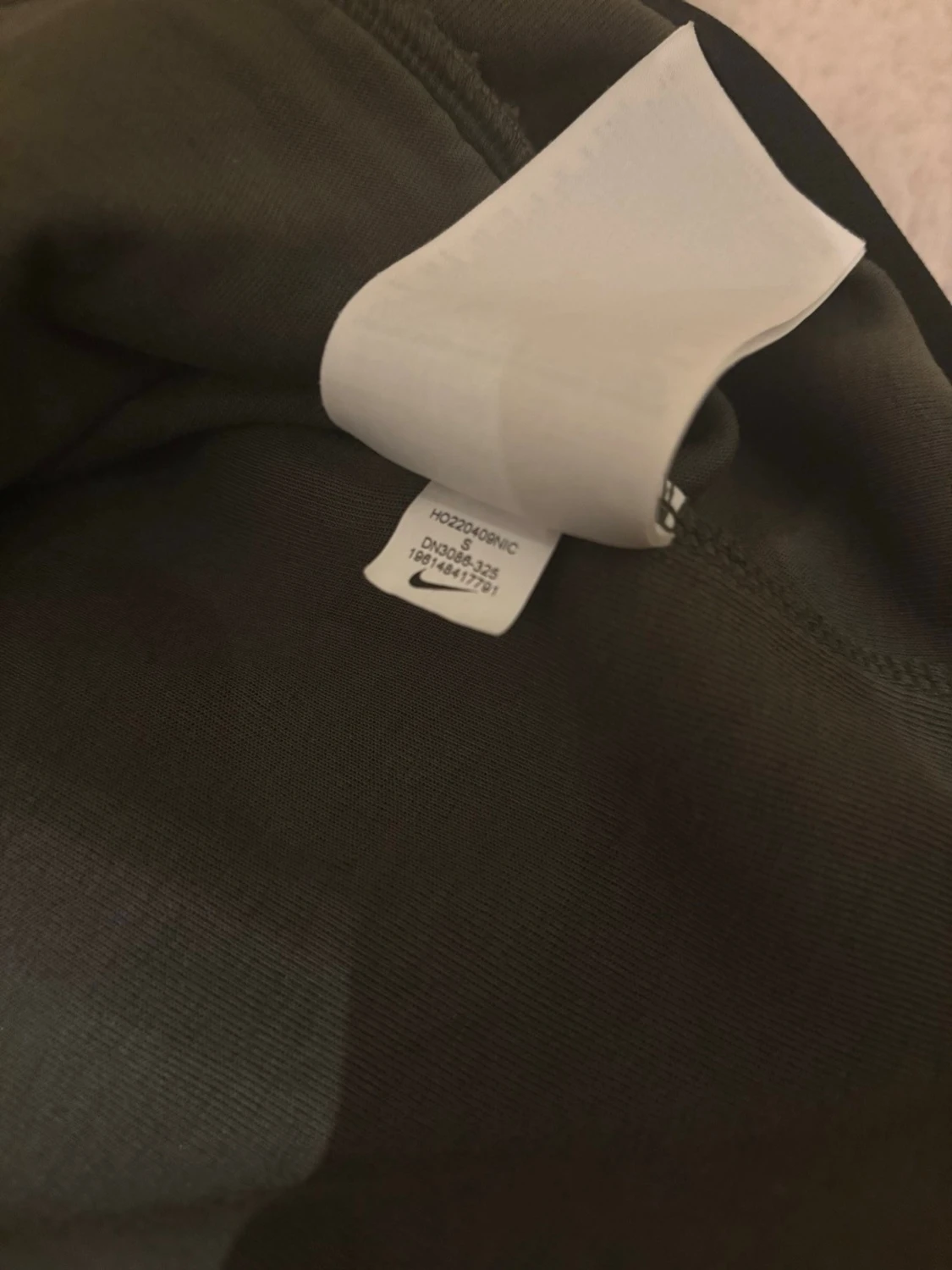 Olivgrön Nike PSG vindjacka med huva - 4