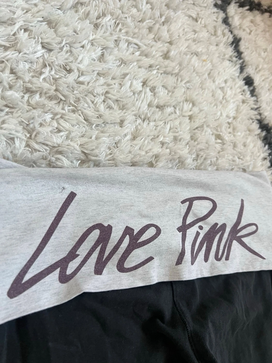 Svarta bootcut byxor från Victoria's Secret Pink - 3