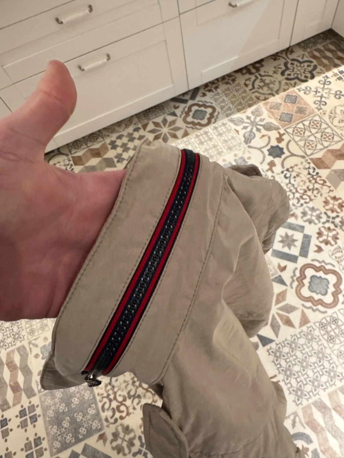 Beige vindjacka med Från Coachrane - 2