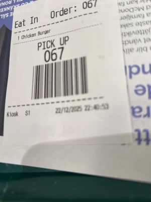 67 donken kvitto - ett limiterat 67 kvitto från donken