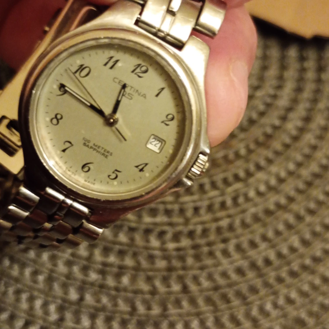 Certina DS damklocka i silverfärgad stål 