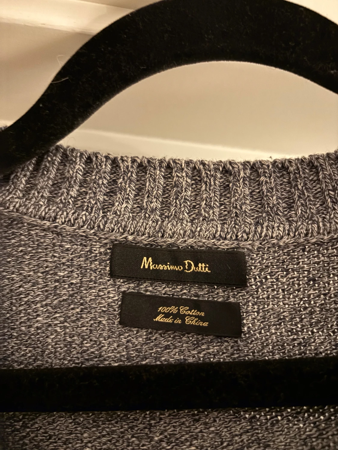 Grå stickad tröja från Massimo Dutti - 2