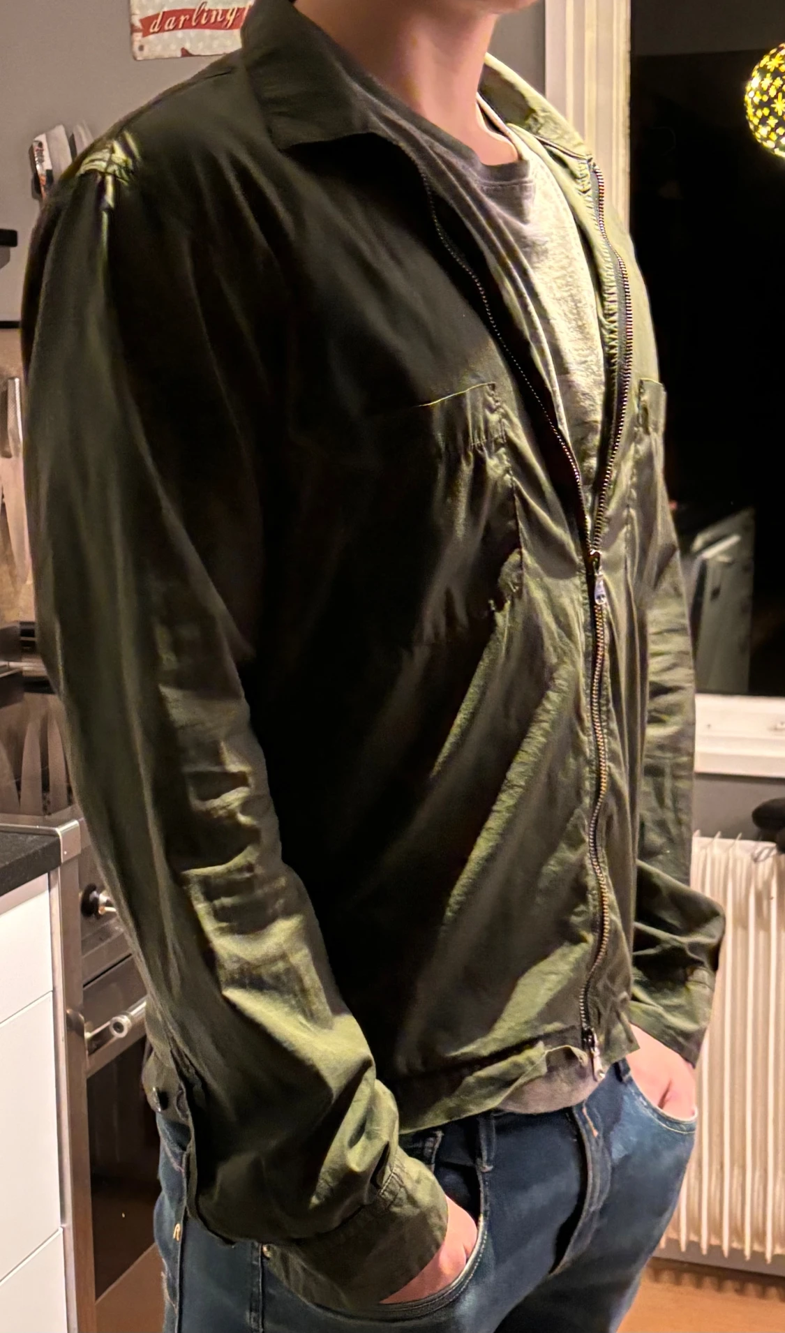 Grön overshirt från Oscar Jacobson - 1