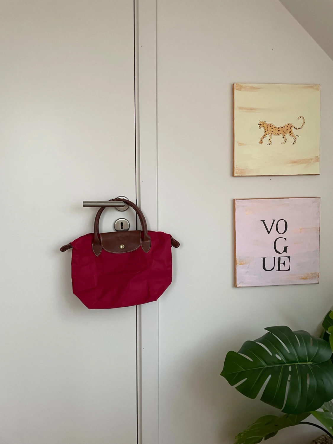 Röd mini Longchamp