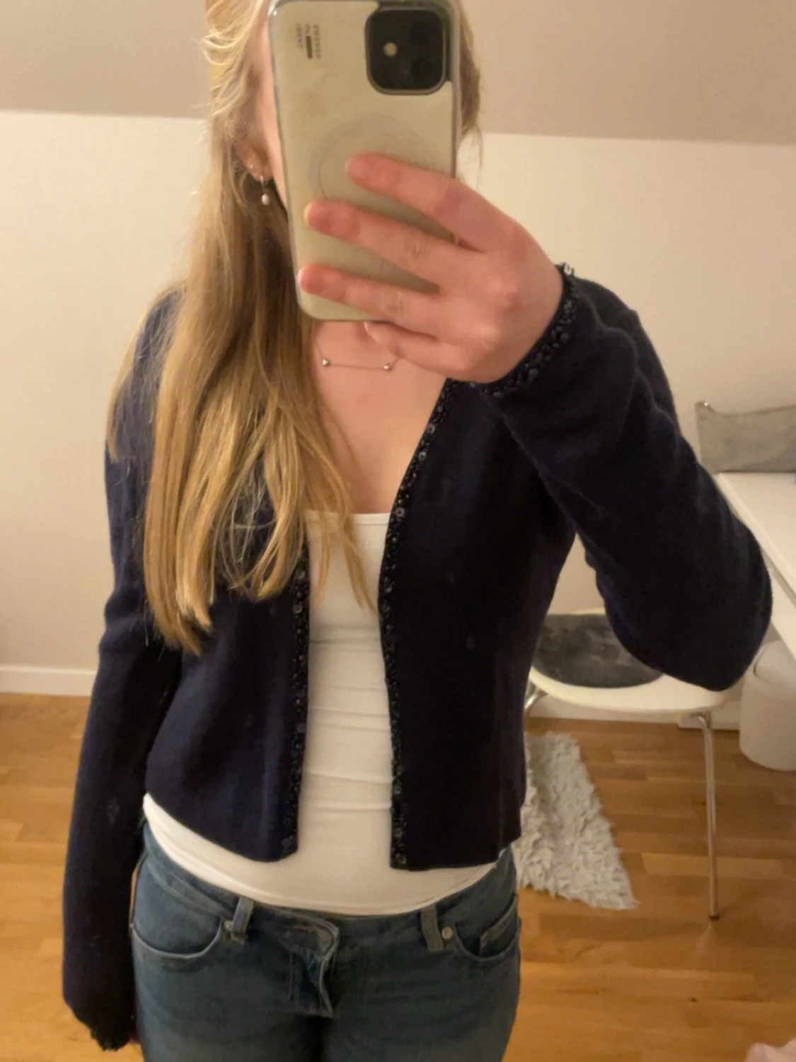 Mörkblå kofta från Principles