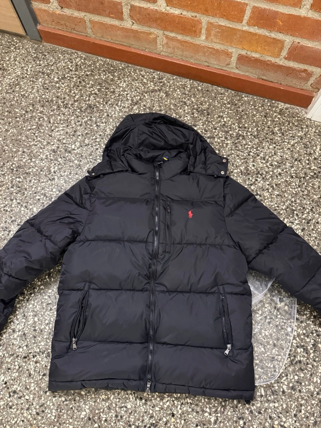 Svart pufferjacka från Polo Ralph Lauren