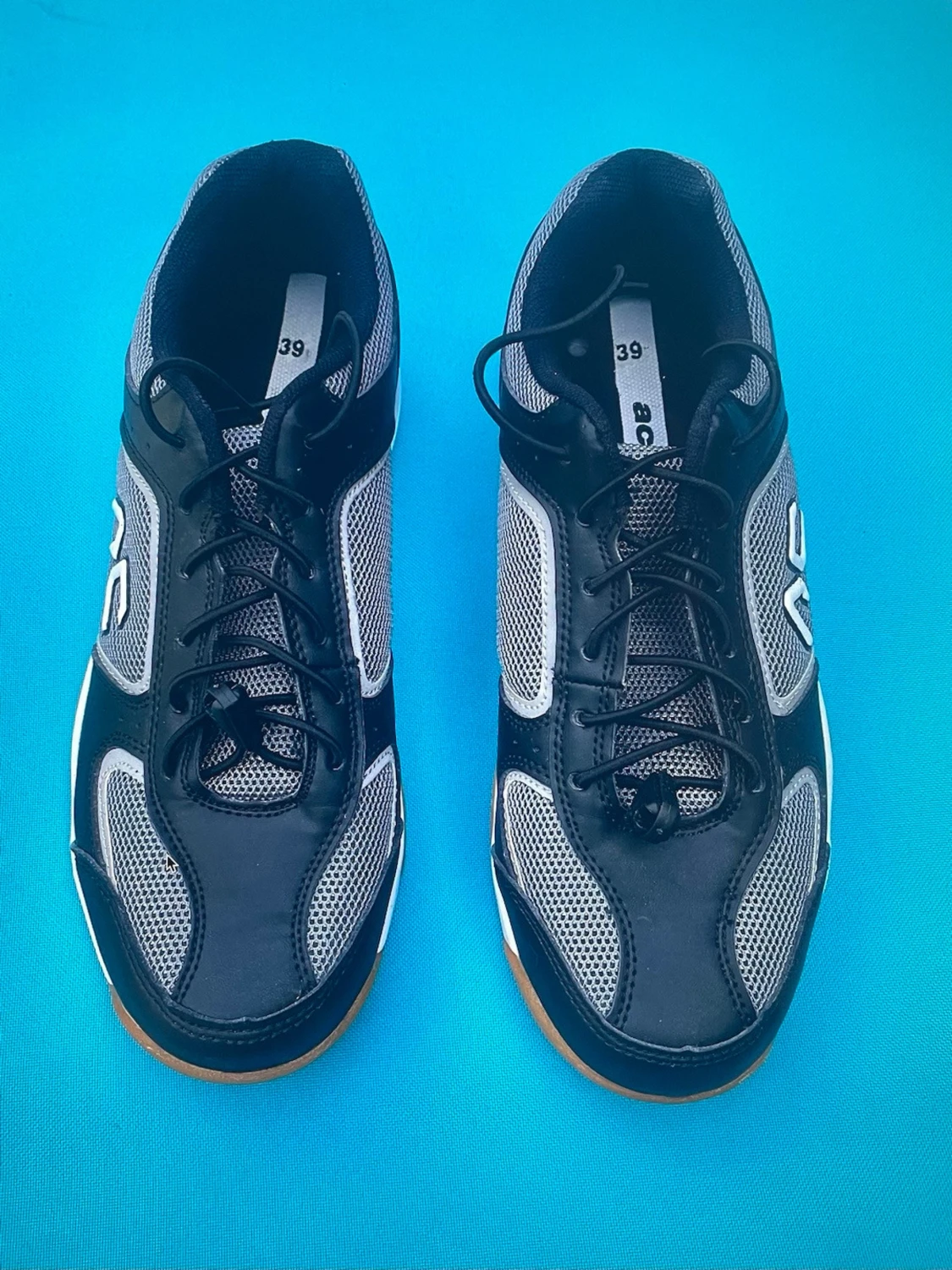 Svarta och grå sneakers från AC, strl 39 - 3