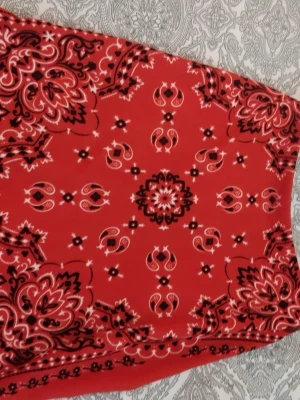 Röd kjol💕 - Röd kjol med vita och svarta detaljer. Från new yorker i storlek xxs💕