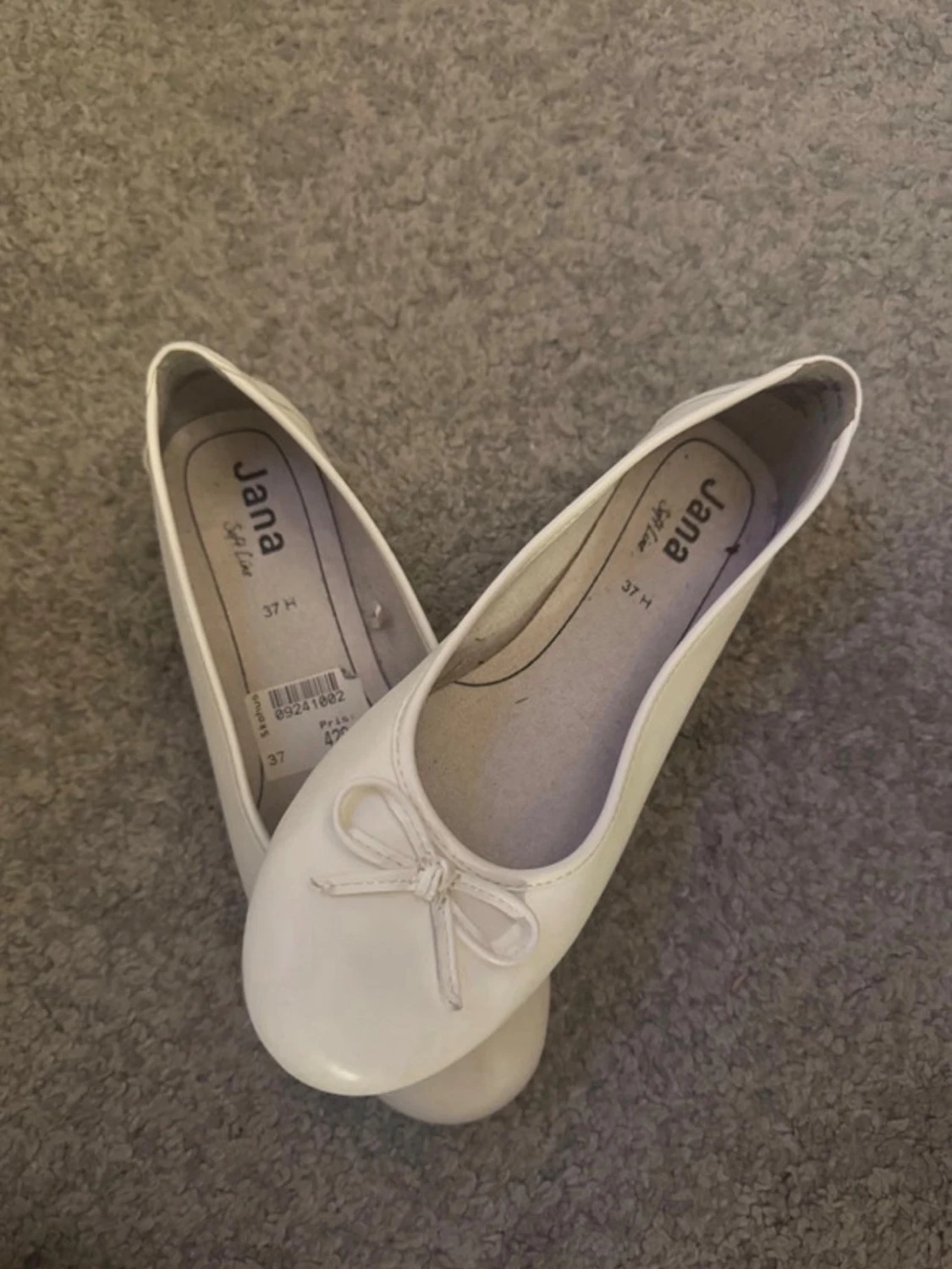 Vita ballerinaskor (37) - 2