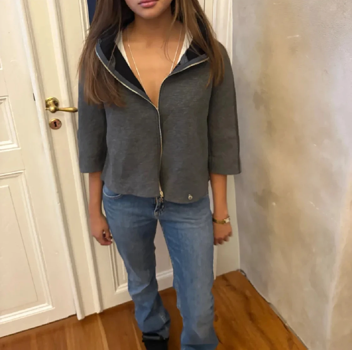 Trekvartsärmad kofta - 2