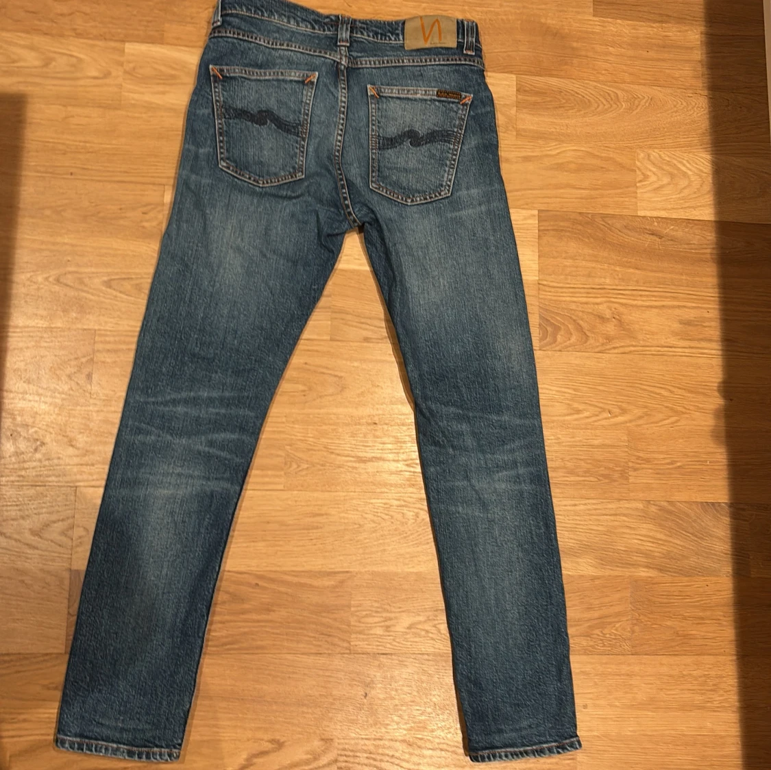 Nudie Jeans Lean Dean blå jeans 27/30 - 1