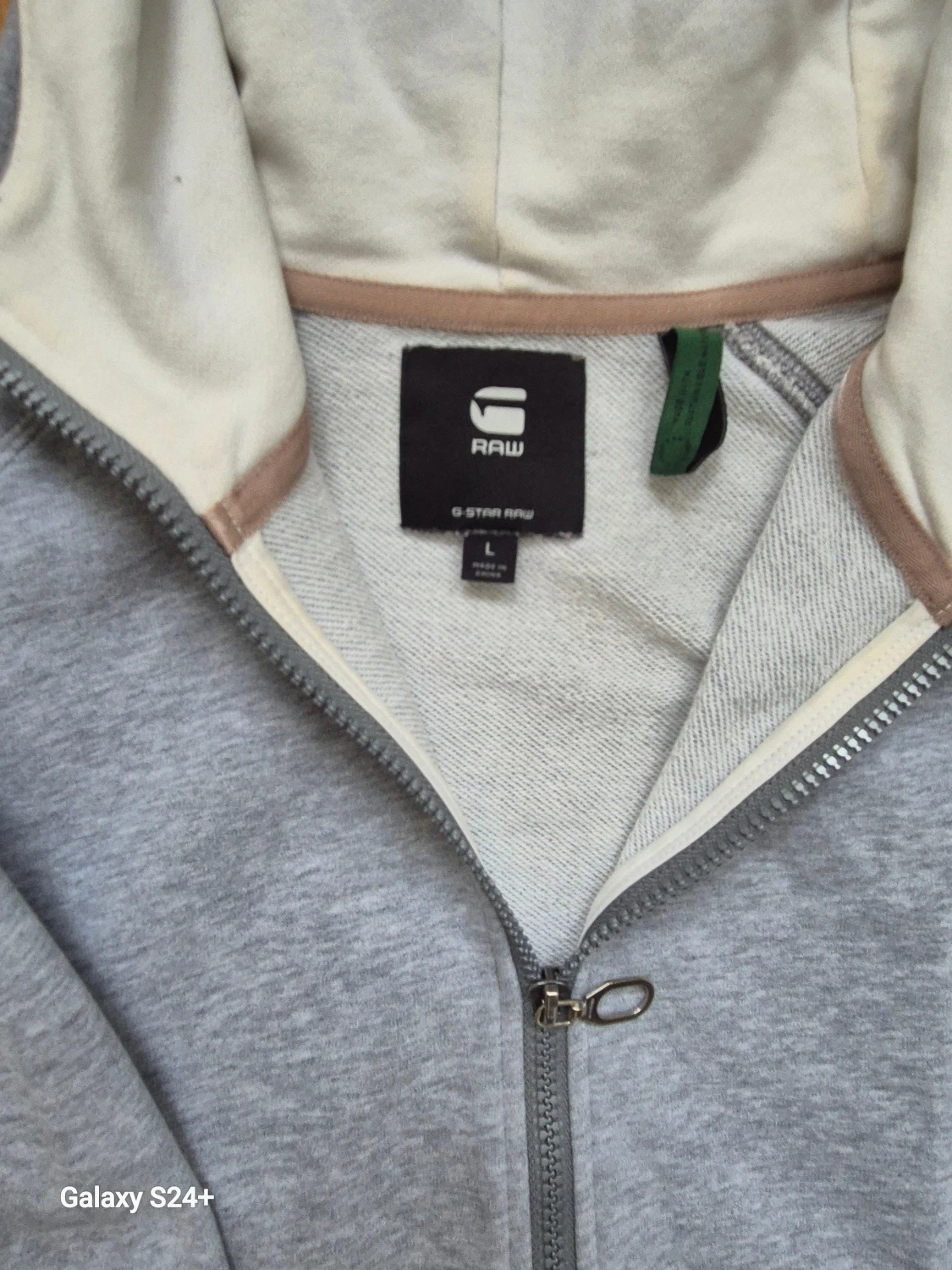 Grå hoodie från G-Star RAW, storlek L - 2