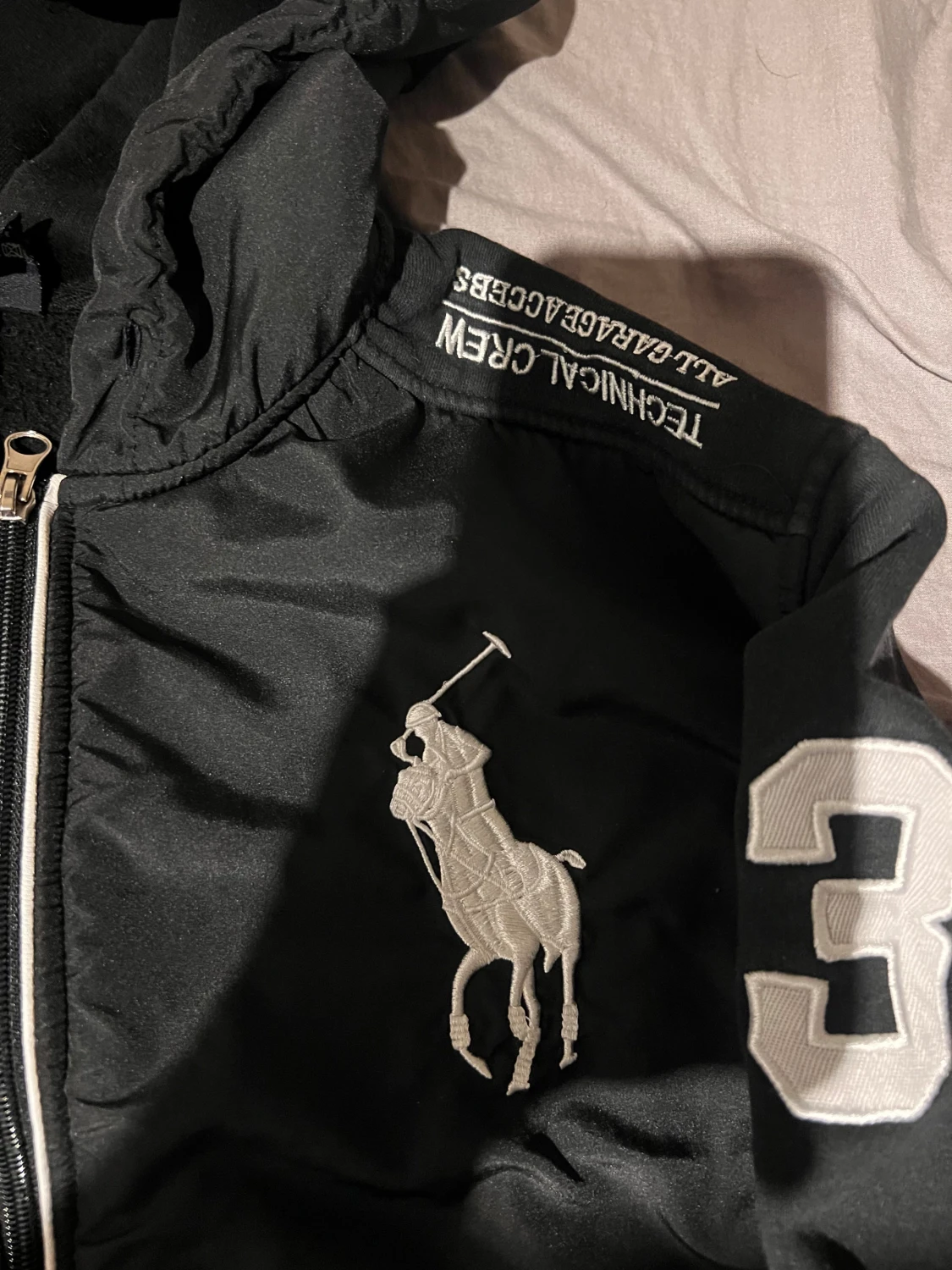 Svart vindjacka från Ralph Lauren - 3