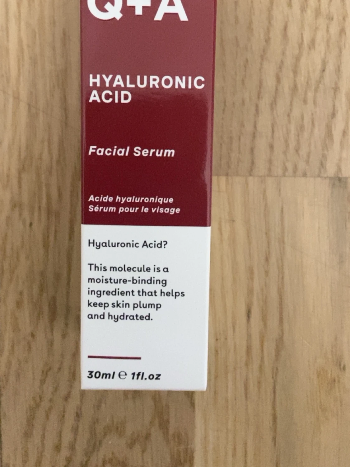 Q+A Hyaluronic Acid Facial Serum