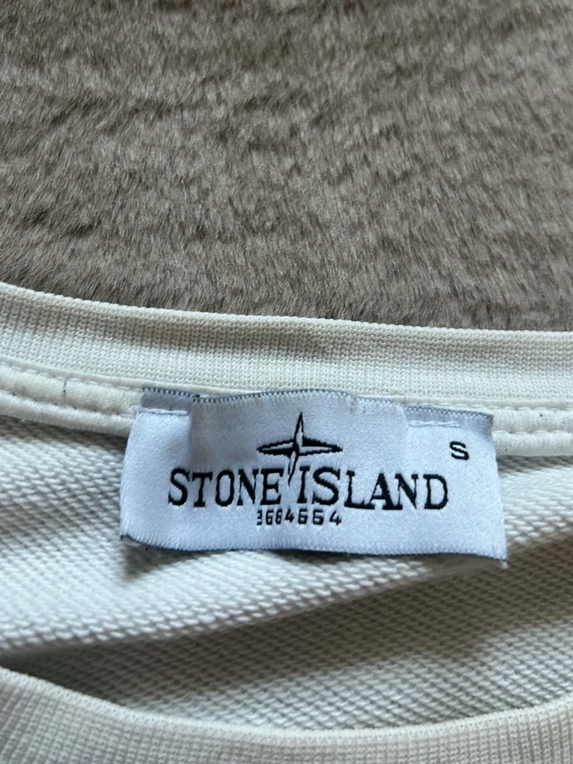 Vit sweatshirt från Stone Island - 3