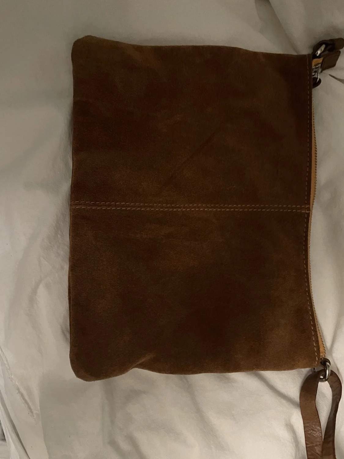 Brun mocka kuvertväska Adolfo Dominguez - 2