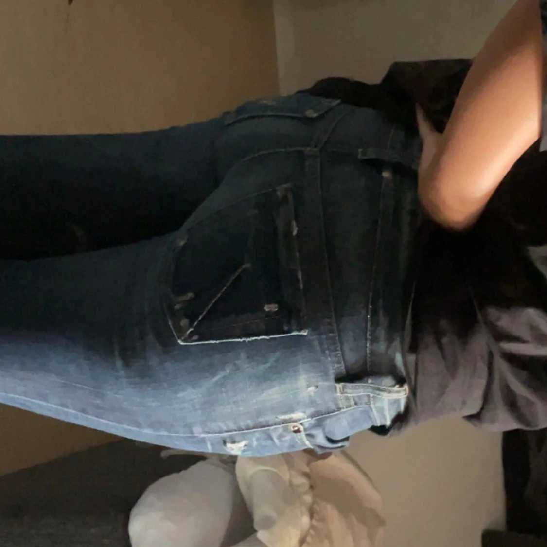 Bootcut jeans i mörkblå från Armani - 3