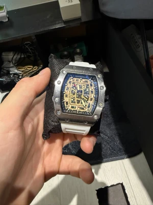 Richard Millie white and silver watch - Any size (adjustable). Brand new