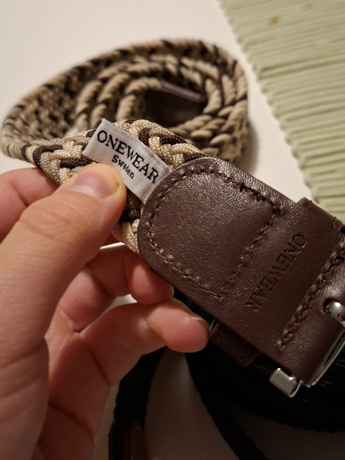 175 kr för båda 2!Flätat bälte från ONEWEAR och ett Från Kina - 3
