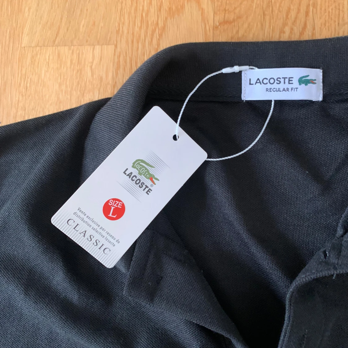 Lacoste svart piké  - 3