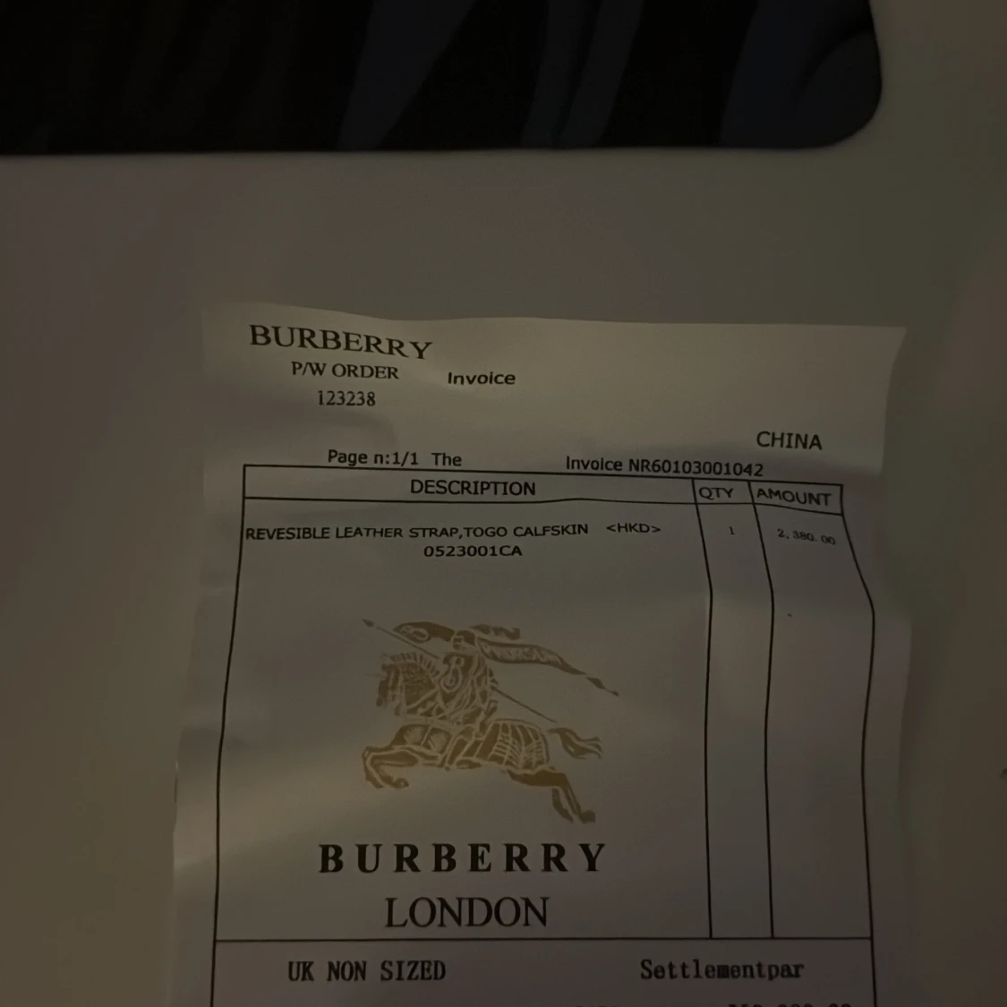Burberry bälte - 2