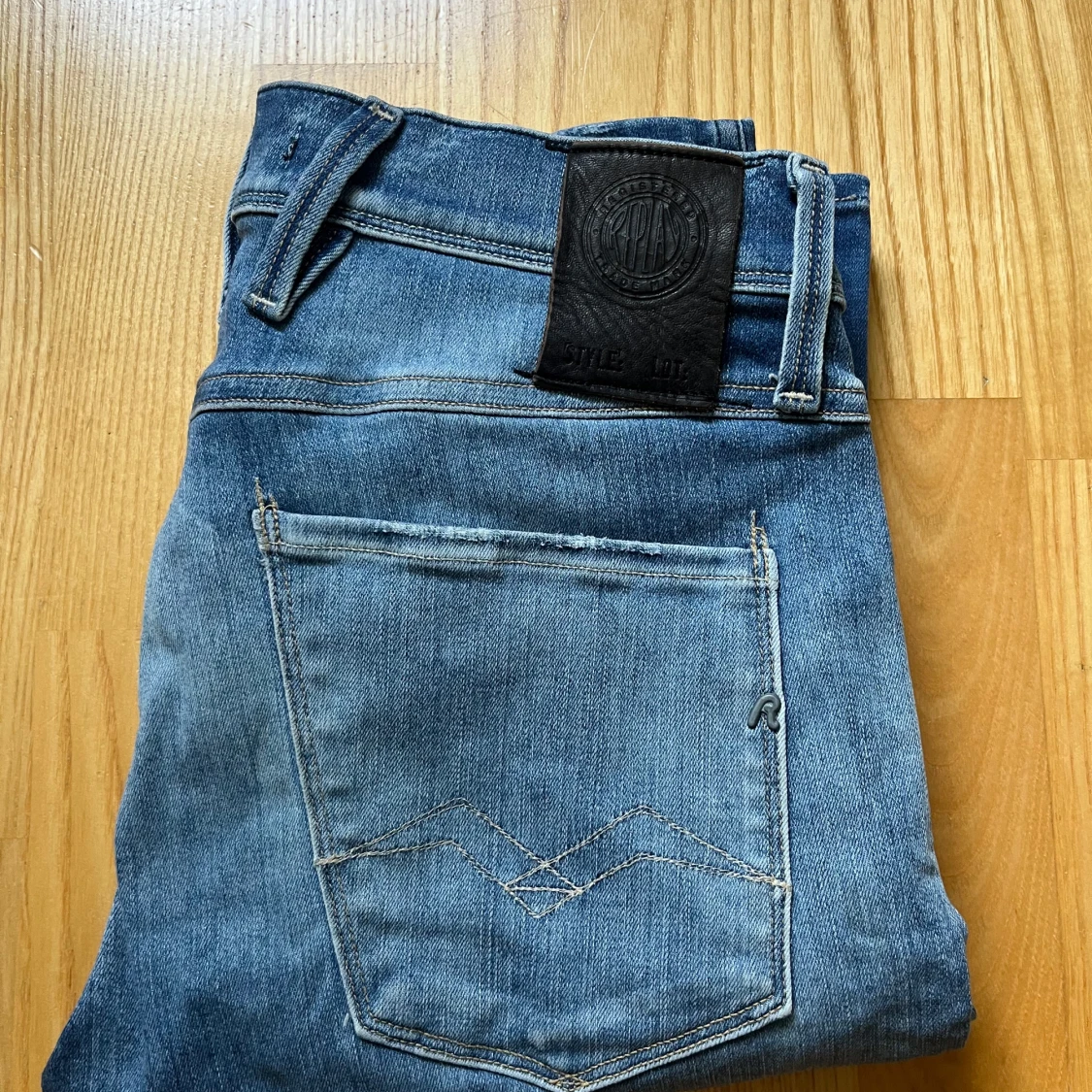Replay Anbass Hyperflex jeans blå - 4