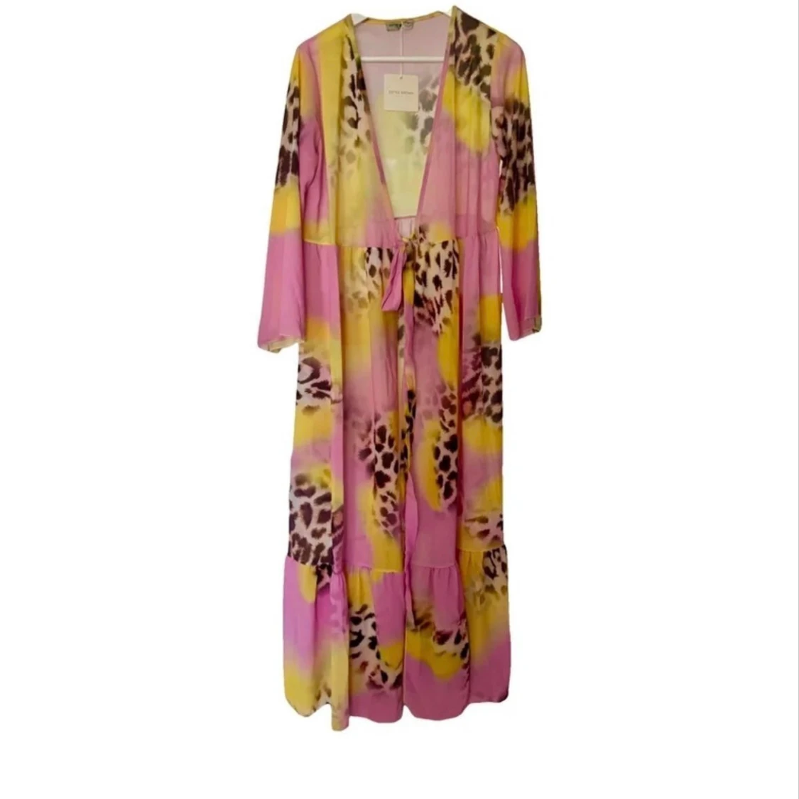 Långklänning leopardmönstrad Estee Brown