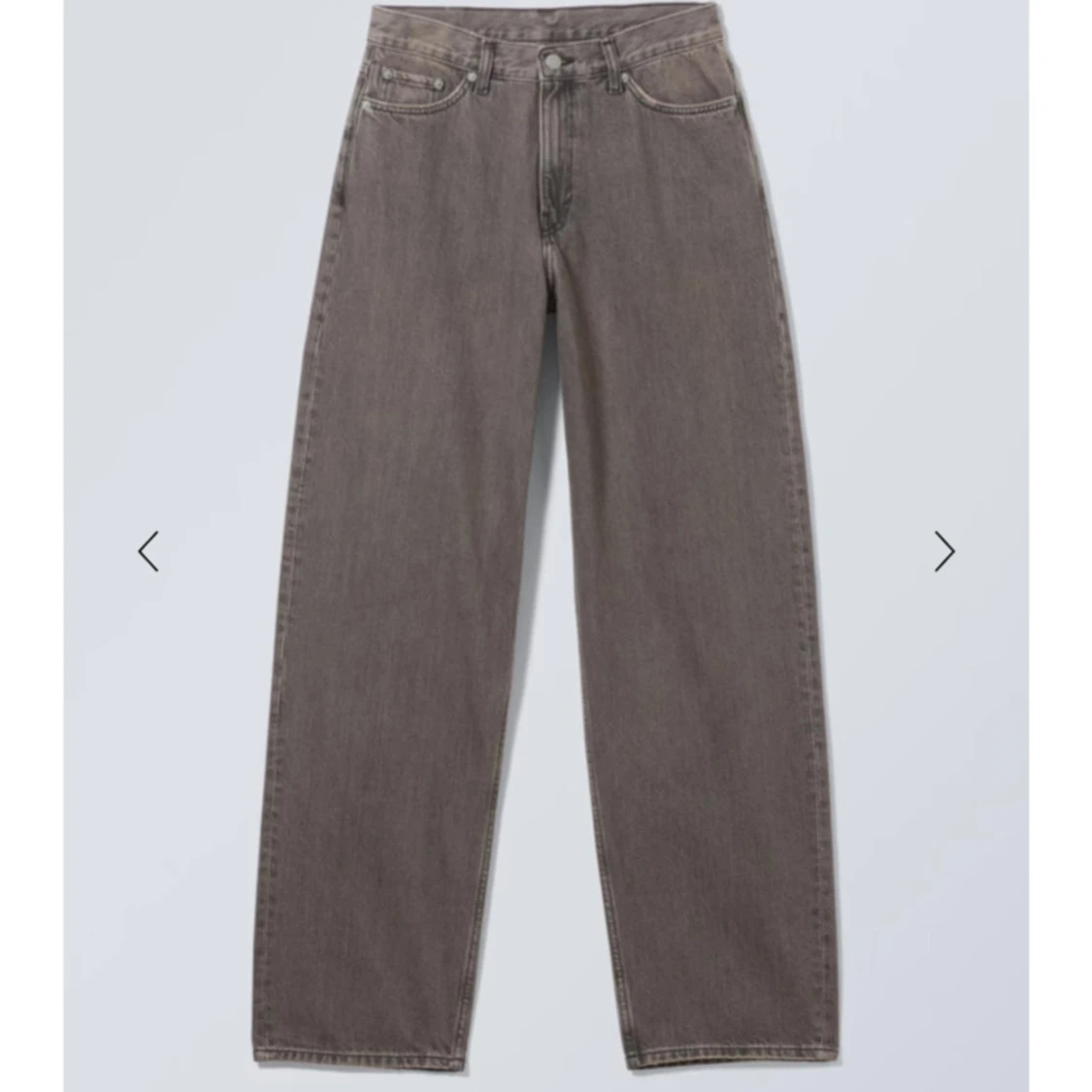 Weekday Rail Mid Loose jeans grå 24/32