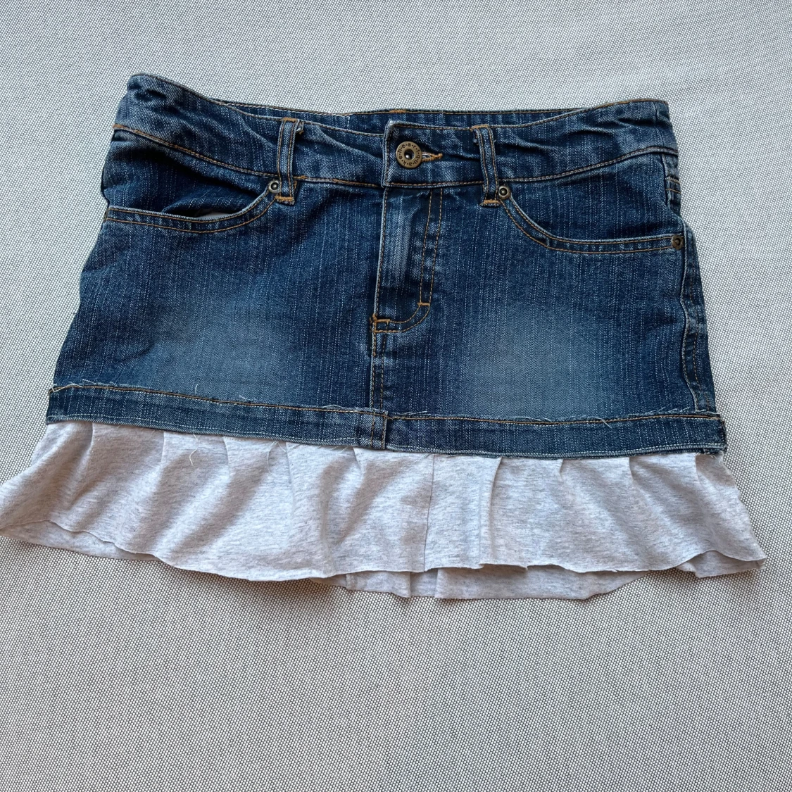 Jeanskjol med volang från Detroit - 1