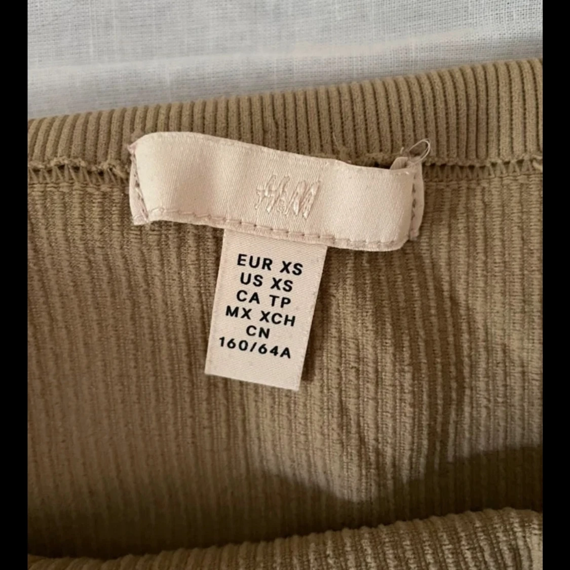 Beiga ribbade leggings från H&M XS - 3