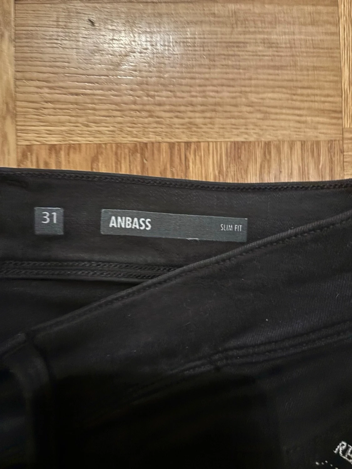 Replay Anbass svarta slim jeans - 2