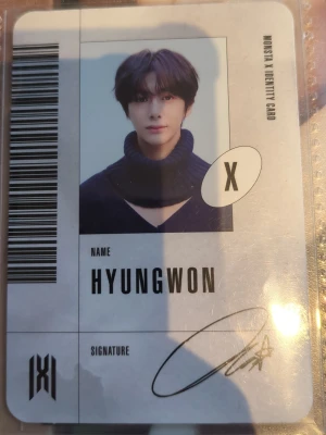 Hyungwon ID pc - Monsta x photocsard från Follow: find you albumet