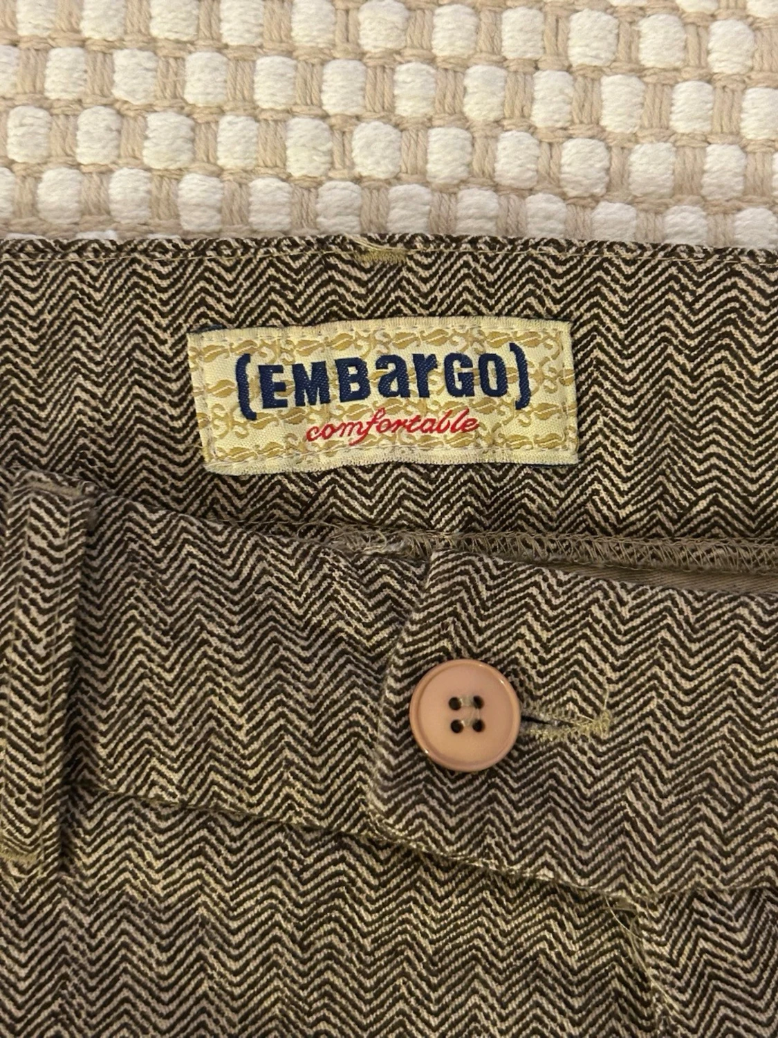 Bruna mönstrade byxor från Embargo - 3