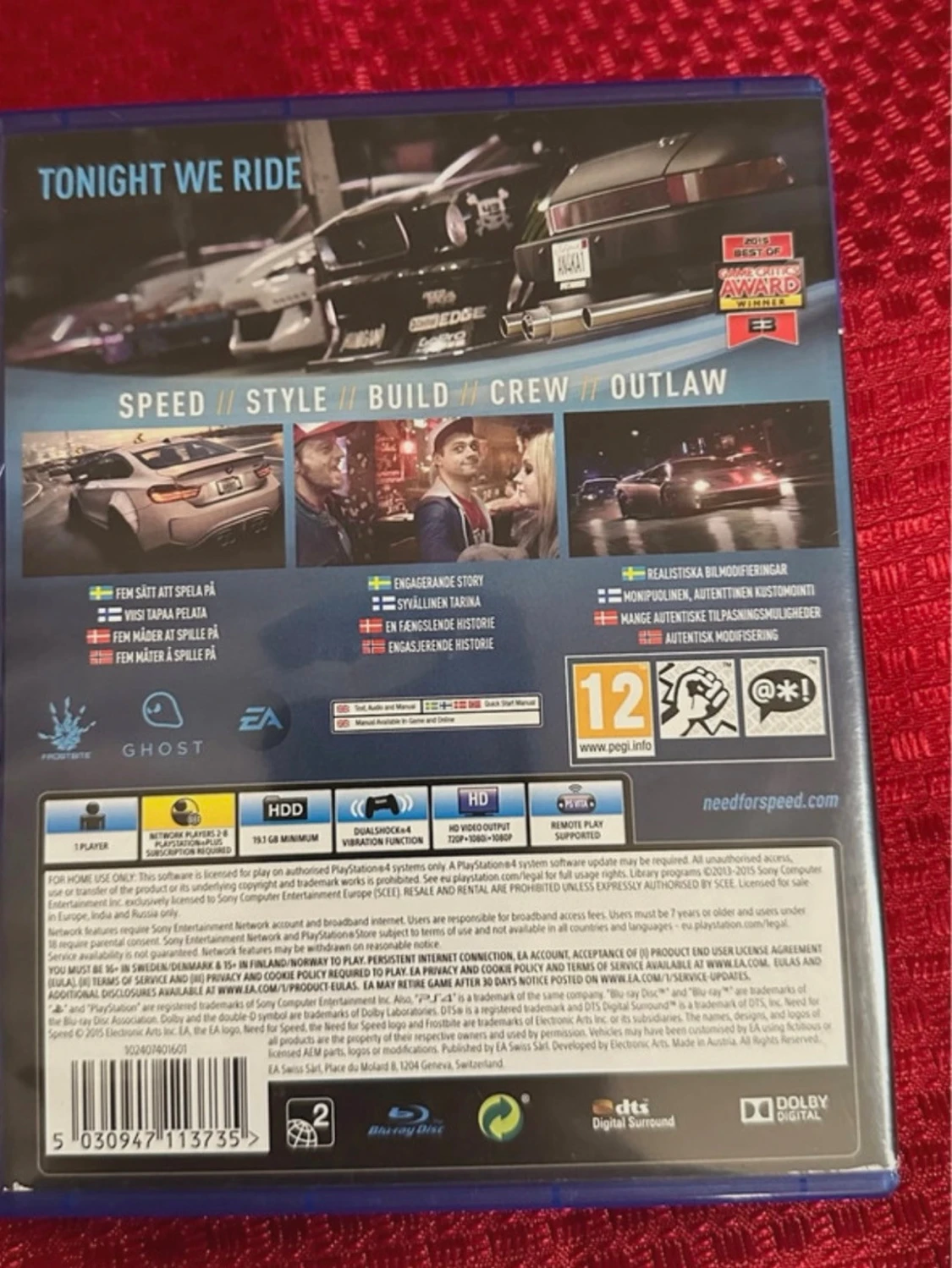 Need for Speed (PS4) - 1
