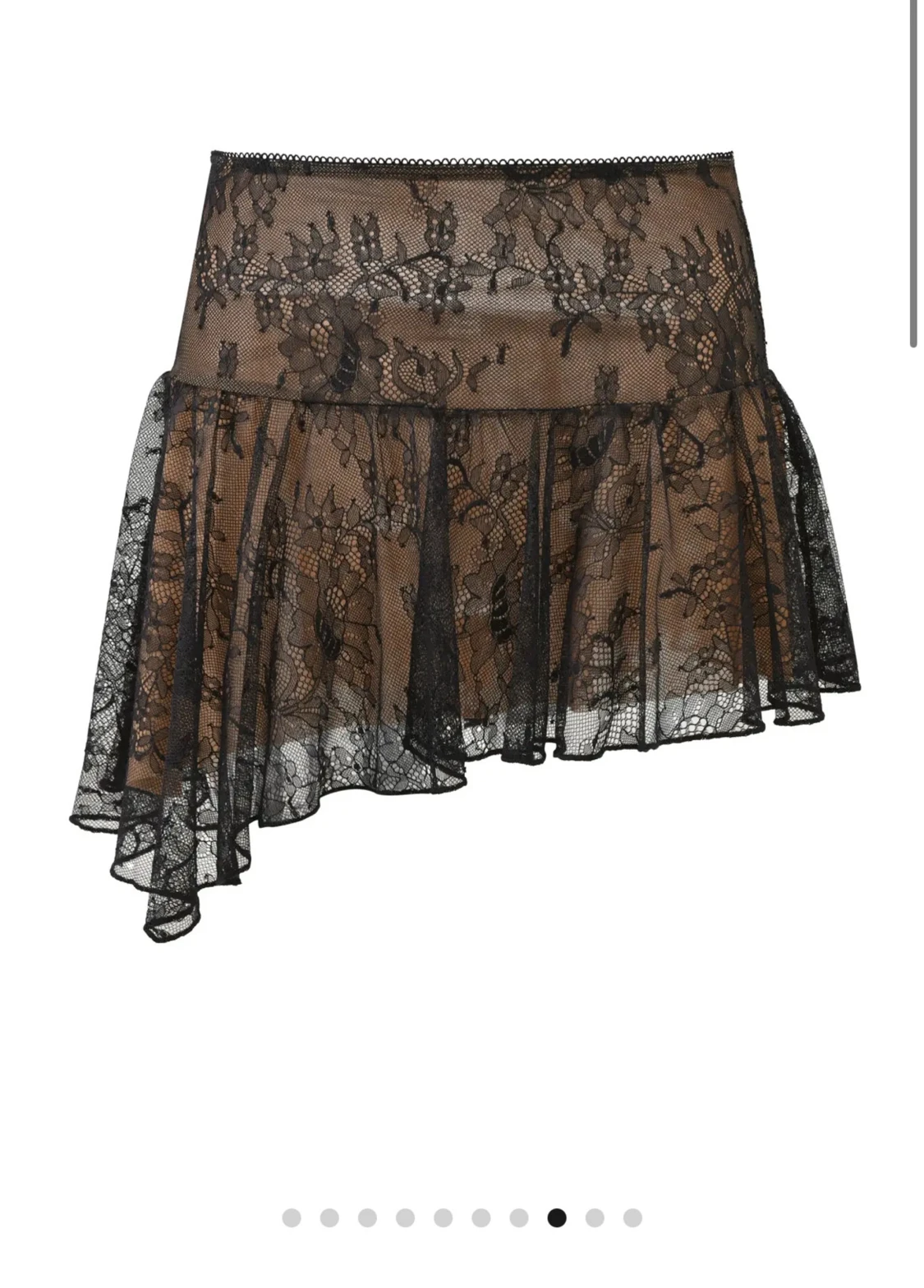 I AM GIA Svart spetskjol