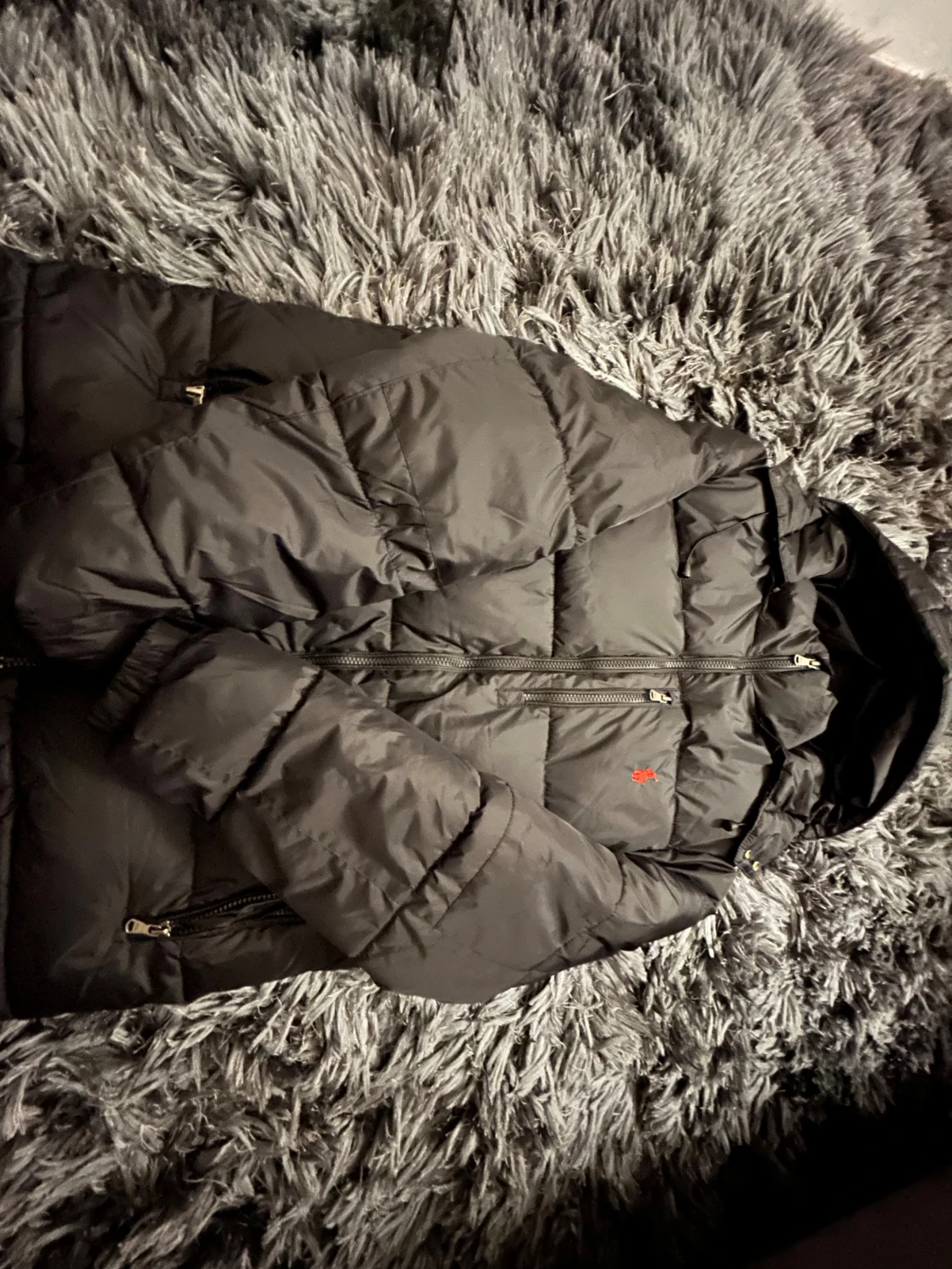 Svart pufferjacka Polo Ralph Lauren S