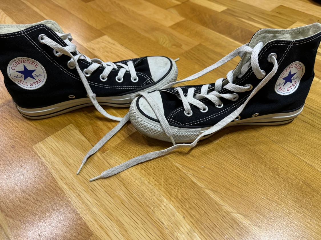 Svarta Converse Chuck Taylor High - 1