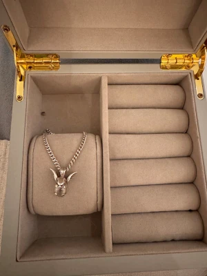 Gargoyle Necklace från Maria Nilsdotter - Original pris var 3 495 kr🩷men det är först till kvarn som gäller!! Använt några gånger men har kvaliten som en hel ny. Halsbandet är 45 cm