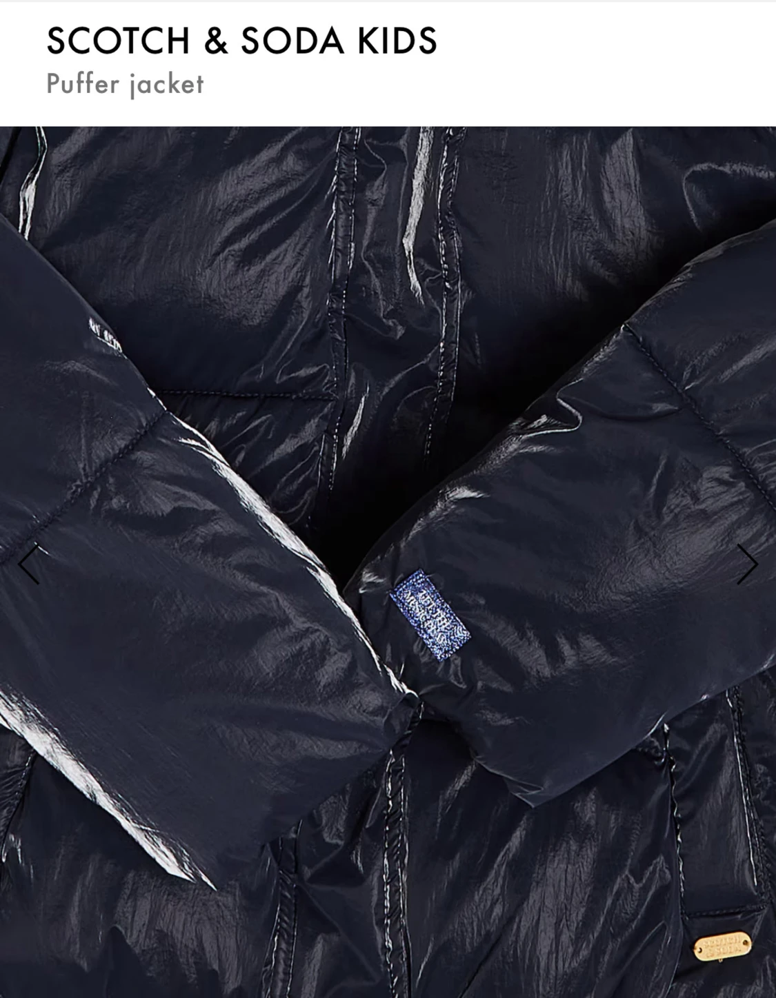 Marinblå pufferjacka från Scotch & Soda - 3