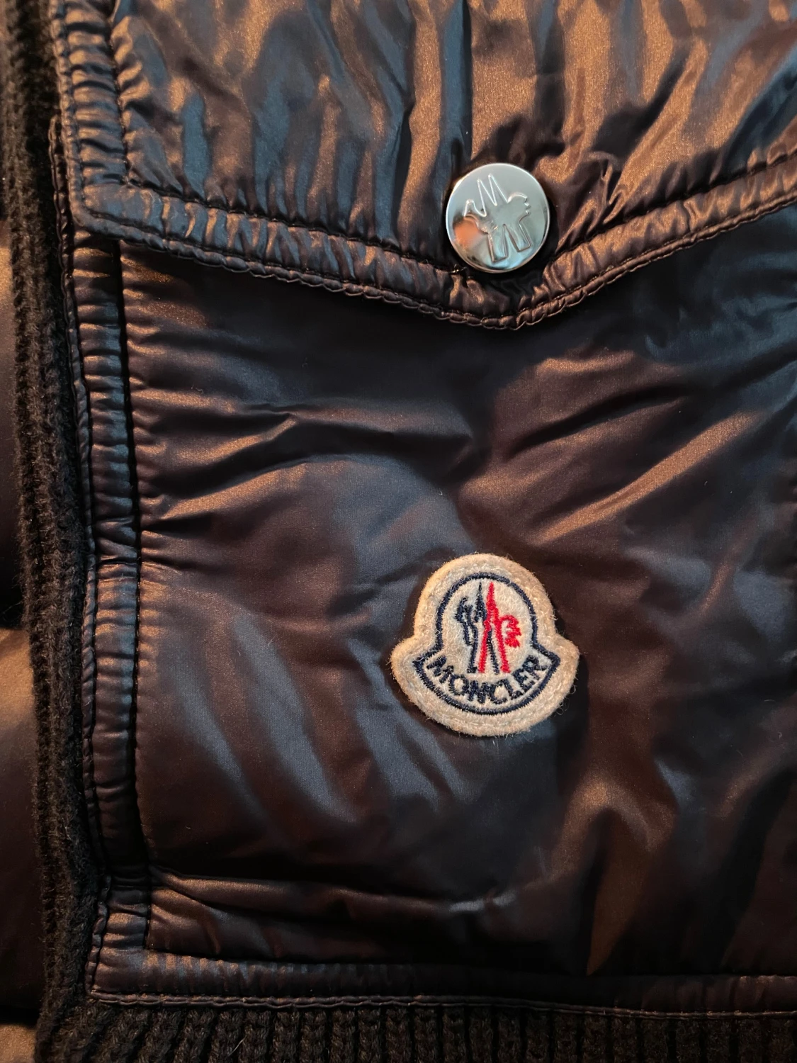 Svart Moncler cardigan  - 3