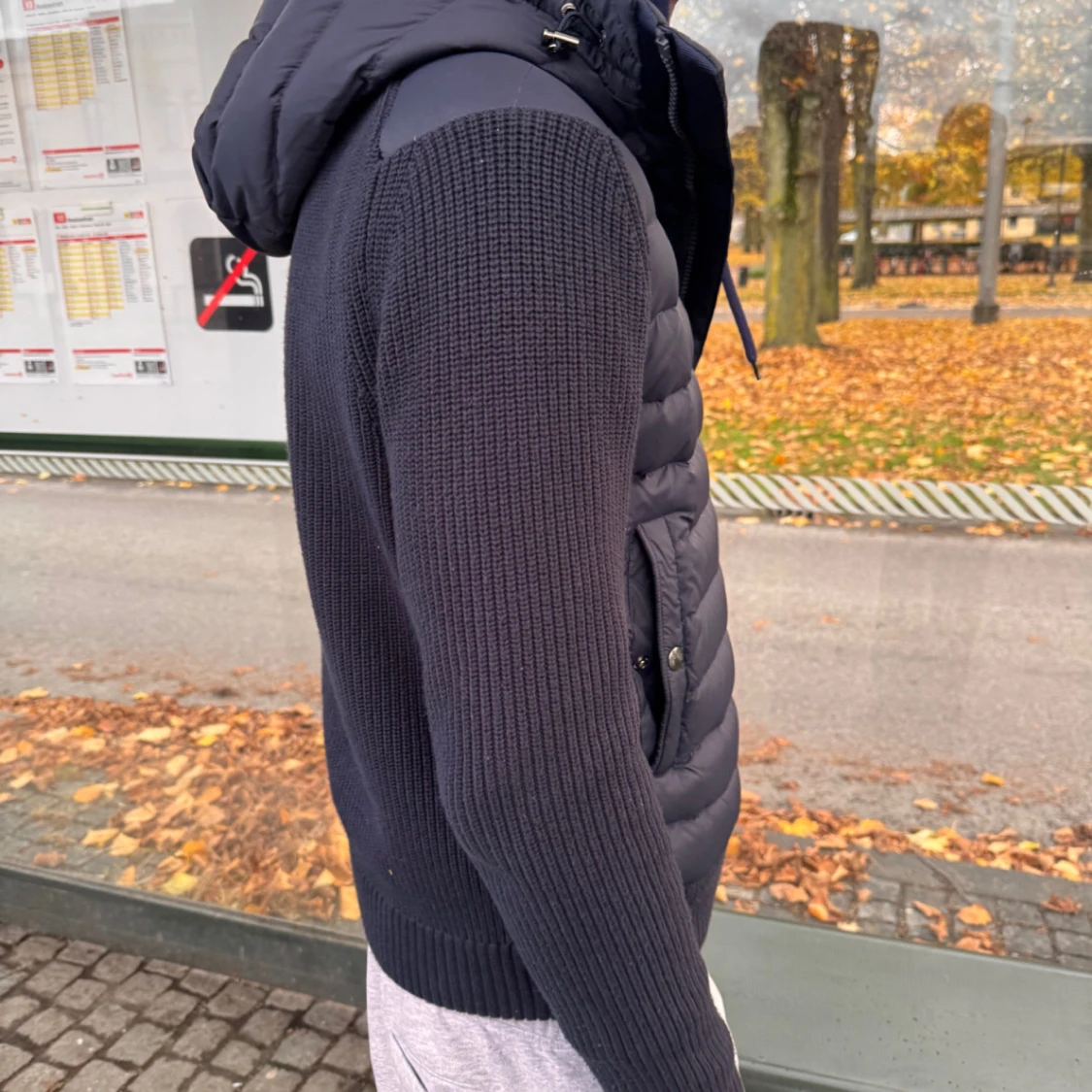 Mörkblå Moncler cardigan - 3